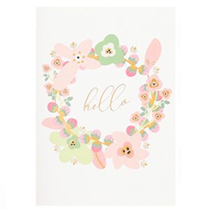 כרטיס ברכה דגם פרחים 4